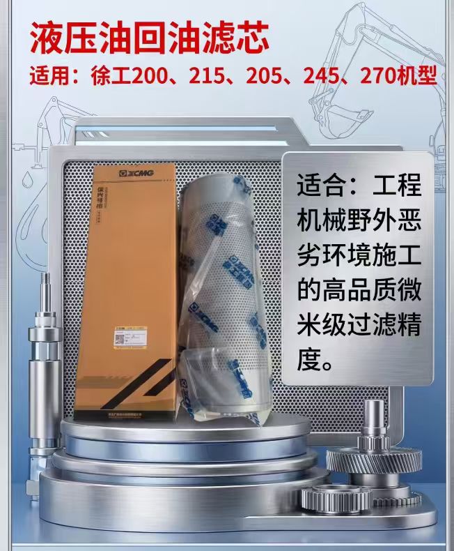 Hydraulic Return Oil Filter — Medium/Large Class